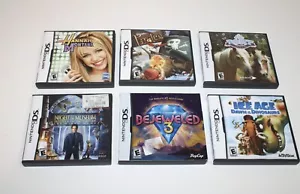 Lot of 6 Game Kids 3DS Nintendo DS Pirates Bejeweled Pony Montana Museum Ice Age - Picture 1 of 6