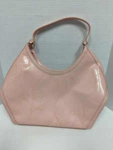 Vintage Furla Echtleder Damen Handtasche Reißverschluss Rose Groß Itay Pink - Bild 1 von 16