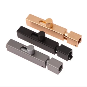 3 Inch Hardware Door Lock Aluminum Alloy Barrel Bolt Latch Padlock Clasp Set S1 - Afbeelding 1 van 14