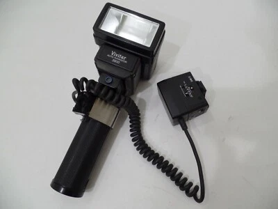 Vivitar 3900 Auto Thyristor and Remote Sensor Flash Untested - Image 1 of 4