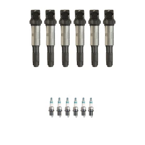 Hitachi 6 Ignition Coil 6 Denso Iridium Spark Plugs Kit For Z3 3.2 L6 S52 - Picture 1 of 1