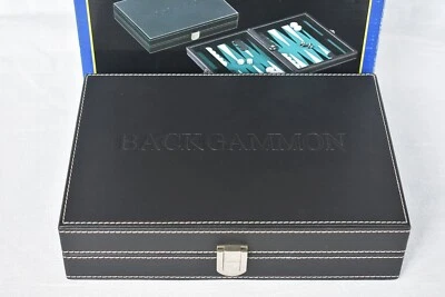 Backgammon Kunstleder klein Reisespiel magnetisch Philos 1714 Angebot - Bild 1 von 3