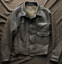 Unused RRL Ralph Lauren Leather Jacket Size XS Brown World Only 200