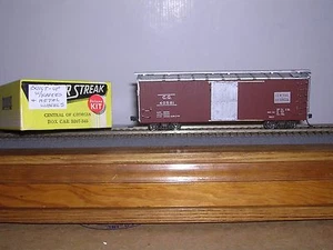 SILVER STREAK #S207 Central of Ga. 40'Wood Box Car #40581 Built-up H.O. 1/87 - Picture 1 of 1