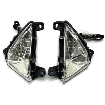 Señal de giro delantero transparente para Kawasaki Ninja ZX6R/ZX10R/ZX14R/GTR1400/Z750/Z1000 Foto 1 de 4