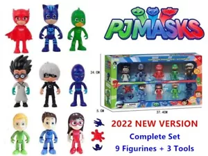9PCS PJ MASKS CAKE TOPPER DECOR ACTION FIGURES KIDS CHILD PLAYSET DOLL TOY GIFT - Picture 1 of 4