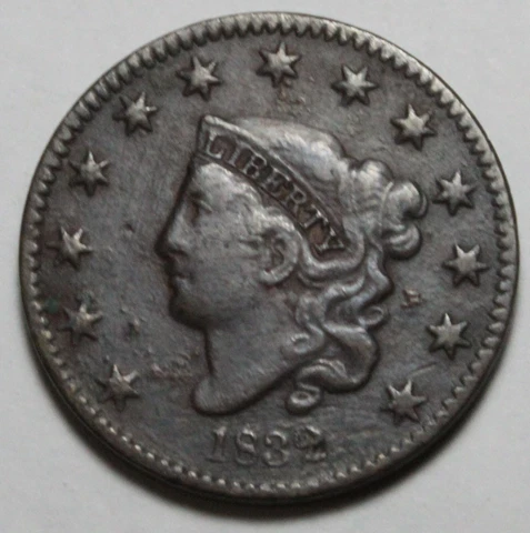 1832 Large Cent LW494 Cover