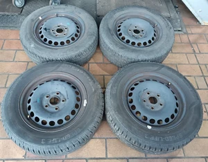 Audi A4 B5 VW Passat 3B 6x15 ET45 5x112 Sommerräder Stahlfelgen 195/65R15 91H - Bild 1 von 12