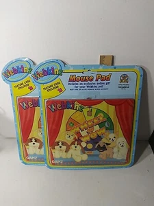 Mouse Pad Webkinz 8" x 9"  Wheel Of Wow Vintage 2x - Picture 1 of 2
