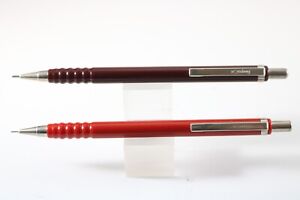 Vintage rOtring Tikky Mechanical Pencils, 2 Different Finishes, UK Seller