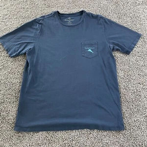 Tommy Bahama Shirt Adult Large Blue Lightweight Marlin Casual Mens - Picture 1 of 6