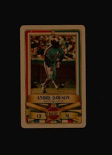 1982 Permagraphics All-Stars Gold ANDRE DAWSON credit card EXPOS Perma Graphics