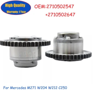 2*Camshaft Adjuster Set For Mercedes M271 W204 W212 C250 2710502547 2710502647 - Picture 1 of 7