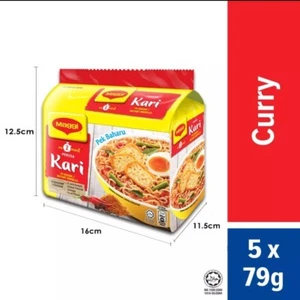 Maggi Two Minutes Curry (79g × 5packs) - Picture 1 of 1