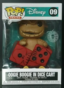 Funko Pop + Protector! Disney Trains #09 Oogie Boogie in Dice Cart *Mint* - Picture 1 of 11