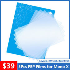 LCD SLA 3DプリンターPhoton Mono X 4K / 6K 0.1-0.15mm用の5個のAnycubic FEPフィルム