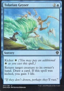 GÉISER TOLARIANO 071/281 LÁMINA DOMINARIA UNITED MTG MAGIC CASI NUEVO - Imagen 1 de 1