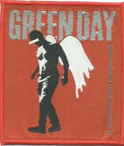 GREEN DAY wings 2004 - WOVEN SEW ON PATCH official merchandise ORIGINAL - Picture 1 of 3