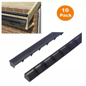 10 x 1 Metre Over Fascia Vents For Roof Eaves Ventilation 25mm Vent Airflow - Picture 1 of 3