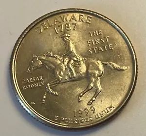 1999 P**Delaware State Quarter**High Grade**Mint Error**(Rare) - Picture 1 of 4