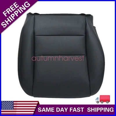 Cubierta de asiento inferior de cuero negra para pasajero delantero Acura TSX 2004-2008 4 puertas Foto 1 de 4