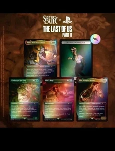 Sealed The Last of Us PART II x Secret Lair Drop PlayStation FOIL MTG 2 Magic - Picture 1 of 2