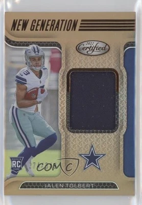 2022 Certified New Generation Jerseys Mirror Bronze /349 Jalen Tolbert Rookie RC - Image 1 of 2