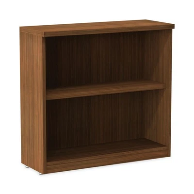 Alera VA633032WA 31.75 in. x 14 in. x 29.5 in. 2-Shelf Bookcase - Walnut New - Image 1 of 4