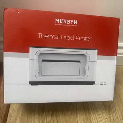 MUNBYN ITPP941U Desktop USB Thermal Label Printer 4x6 white  - Image 1 of 2