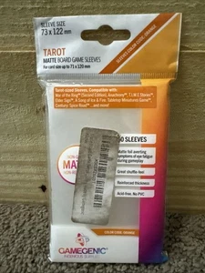 Mangas MATE tamaño Tarot 73 x 122 mm GameGenic NUEVO - Imagen 1 de 4