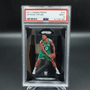 PSA GRADED 9 MINT 2017-18 PANINI NBA PRIZM JAYSON TATUM ROOKIE CARD #16 - Bild 1 von 2