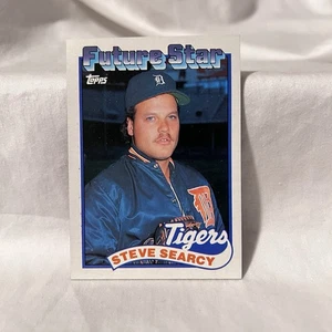 Steve Searcy Rookie #167 1989 Topps Detroit Tigers Baseball Card Vintage MLB - Picture 1 of 2
