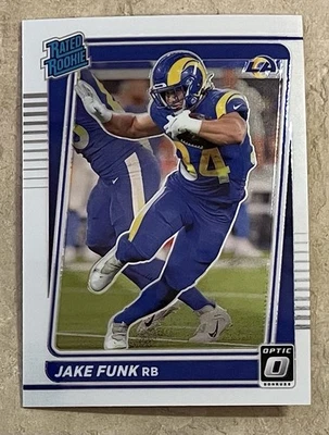 2021 Panini Donruss Optic Rated Rookie Jake Funk RC #295 - Image 1 of 2