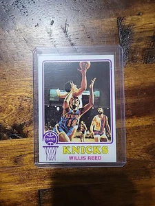 1973-74 Topps basketball WILLIS REED card NrMT/MINT or better SEE PICS - Picture 1 of 2