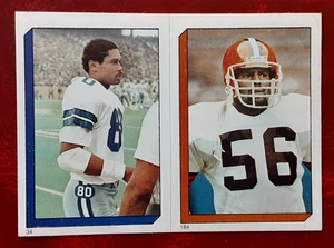 US 1986 Topps NFLPA Yearbook Football Sticker Chip Banks & Tony Hill 8240 - Picture 1 of 2