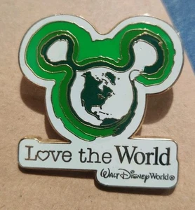 Disney World - Love Our World - Mickey Mouse Head Ears Icon Pin - Picture 1 of 2
