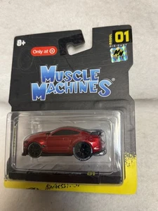 Mustang Shelby GT500 2020 #01 Red Target exclusivo Chase B1 Muscle Machines - Imagen 1 de 7