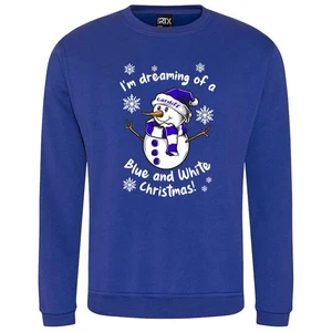 Cardiff Schneemann Sweatshirt Büro Pullover Party Herren Damen inoffiziell - Bild 1 von 4