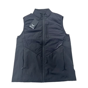 Castore Hybrid Lightweight Vest Full Zip Gilet, Black, NEW - Picture 1 of 2