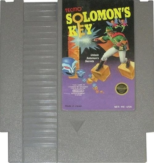 Solomon's Key - Nintendo NES Classic Action Adventure Puzzle Video Game - Image 1 of 1