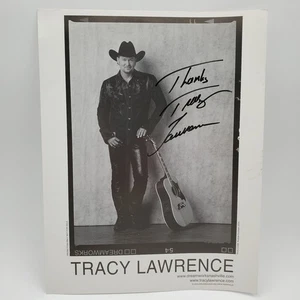 Vintage 2004 Tracy Lawrence Strong Autographed Signed Photo St Jude RARE (READ) - Picture 1 of 4