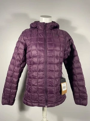 THE NORTH FACE Women's Thermoball Eco Hoodie Insulated Jacket, Blackberry Wine S - Image 1 of 4