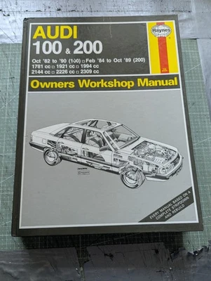 Audi 100 (1982-1990) & 200 (1984-1989) Petrol  Haynes Workshop Manual - Image 1 of 4