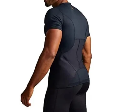 Tommie Copper Shirt Mens XL Black Compression Support Short Sleeve Gym Yoga - Image 1 of 4
