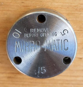 Vintage Mirro-Matic 5/10/15 Pfund Schnellkochtopf Jiggler, Manometer Gewicht, Regler - Bild 1 von 3