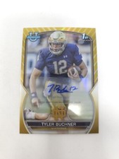 Tyler Buchner Auto 44/50 1st Bowman University U Gold Lava Refractor SSP Alabama