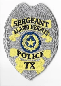 Alamo Heights Dipartimento di polizia, Texas sergente toppa al seno - Foto 1 di 2