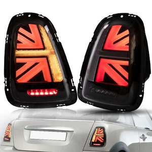 VLAND SMOKED Tail Lights LED For 2007-13 Mini Cooper R56 R57 R58 R59 Rear Lamps - Picture 1 of 14