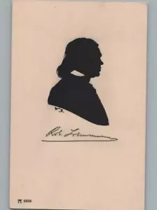 Rob Schumann Paint Art Illustrator Composer Series Silhouette Postcard 6609 - Picture 1 of 2