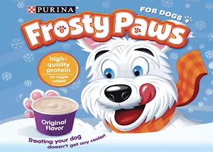 Pegatina de helado Frosty Paws para vendedores móviles, pegatina de camión de helados 7"x5" - Imagen 1 de 1